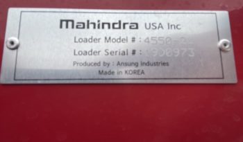 2019 Mahindra 4540 Gear ROPS full
