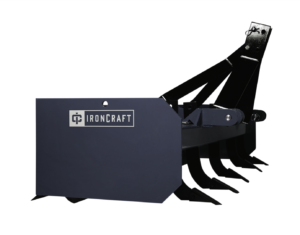 IronCraft 3208 Clevis Hitch 8′ HD Box Scraper Gry